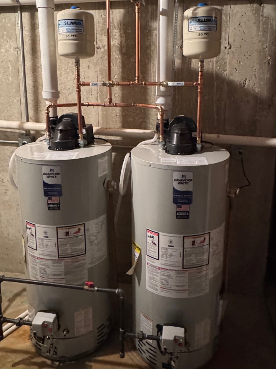 Dual Water Heater Installation in Elmhurst, IL