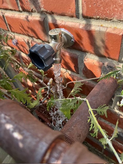 Frost-proof Wall Hydrant Installation in Clarendon Hills, IL