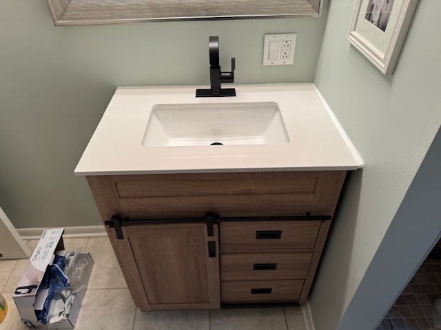 New Vanity Sink Installation in Darien, IL