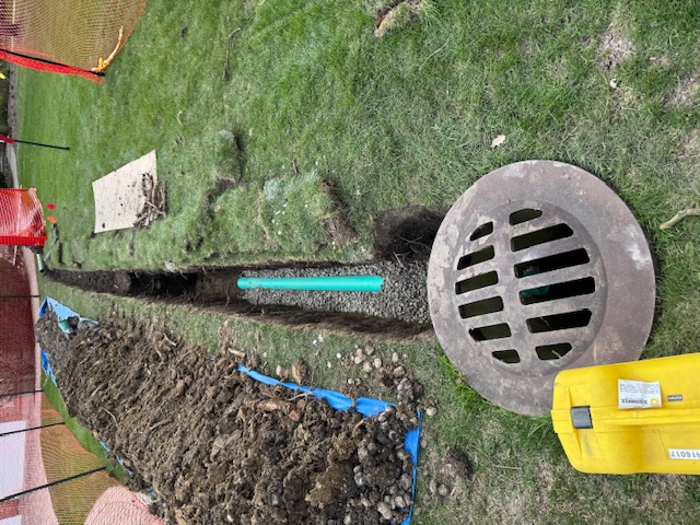 Sump Pump Discharge Correct Project in Hinsdale, IL