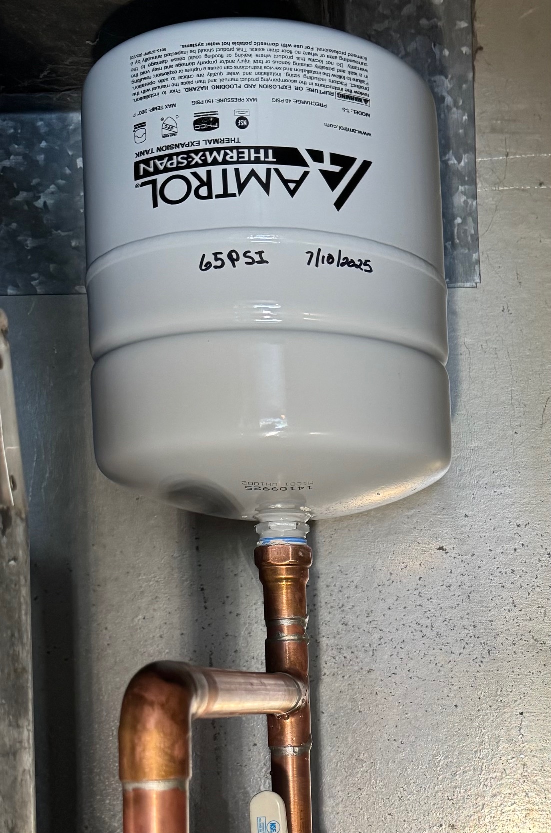 Water Heater Expansion Tank Installation in Woodridge, IL